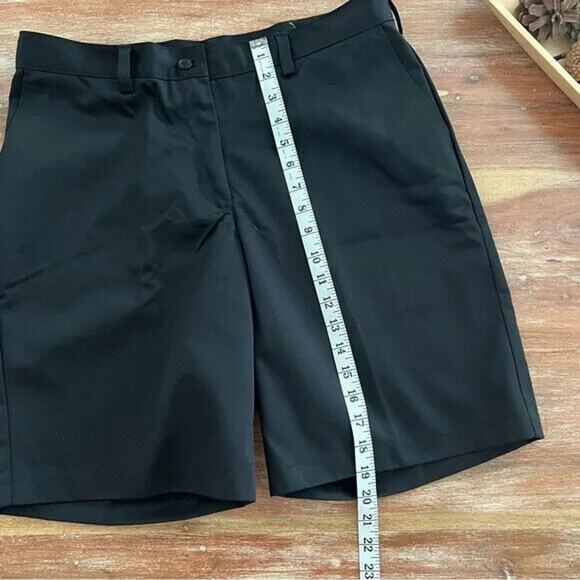 Edwards Ladies 8465 Black Utility Flat Front Chino Shorts Size 12 - Picture 6 of 8